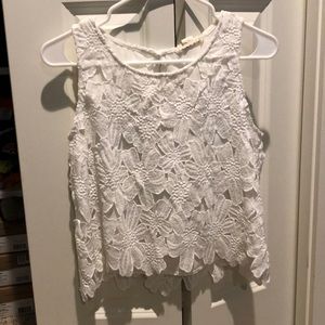 Dry Goods White Crop Top